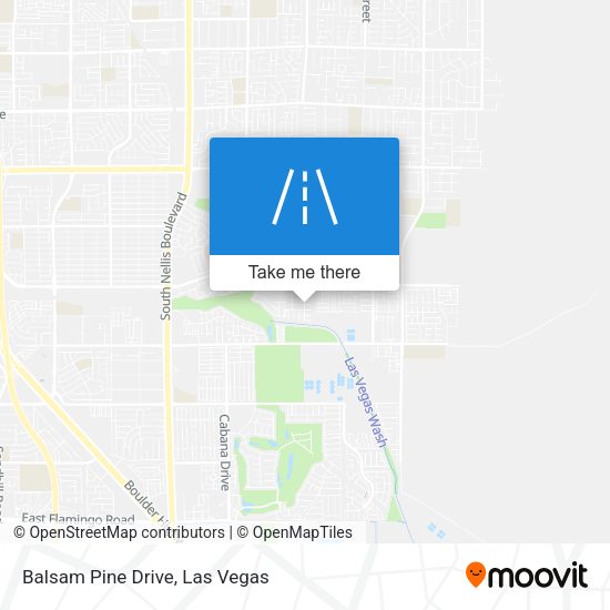 Balsam Pine Drive map
