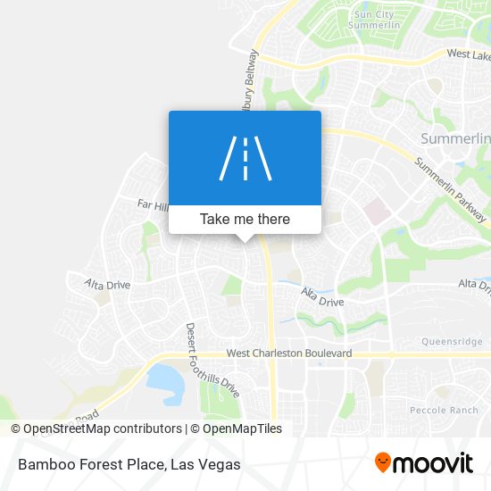 Bamboo Forest Place map