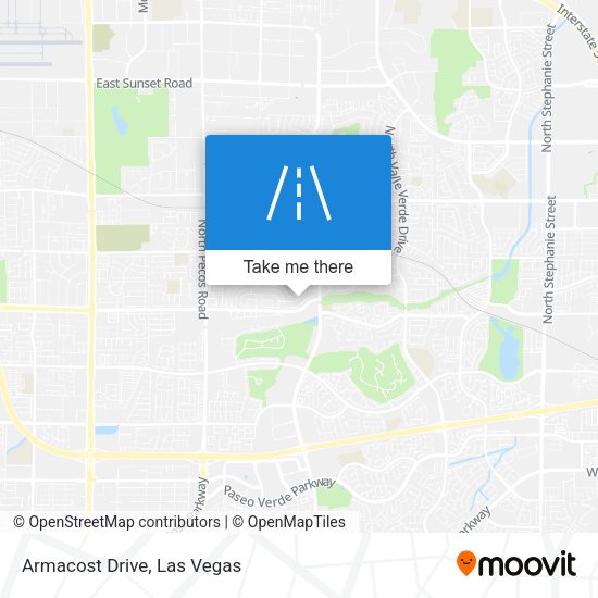 Mapa de Armacost Drive