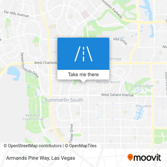 Armands Pine Way map