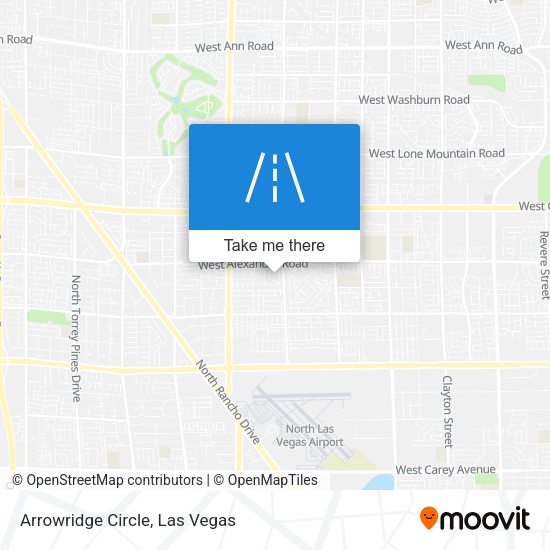 Arrowridge Circle map