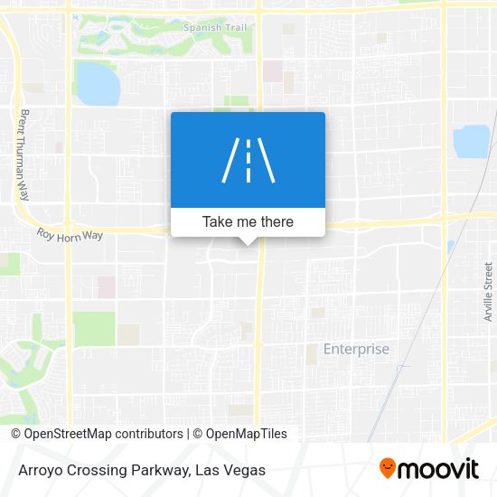 Arroyo Crossing Parkway map