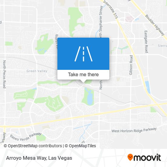 Arroyo Mesa Way map