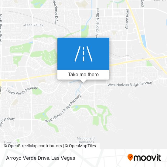 Arroyo Verde Drive map