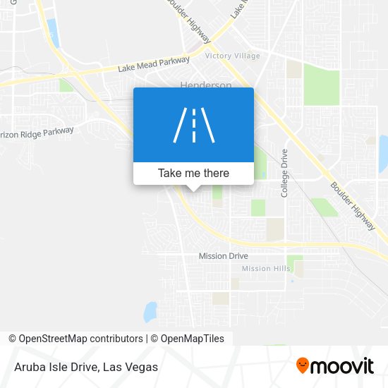 Aruba Isle Drive map