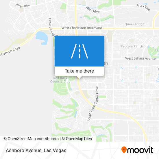 Mapa de Ashboro Avenue
