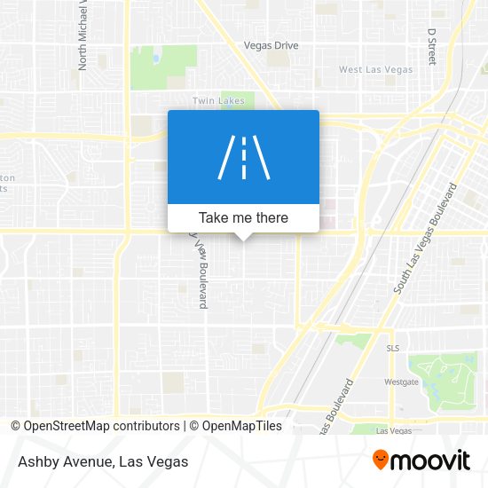 Ashby Avenue map