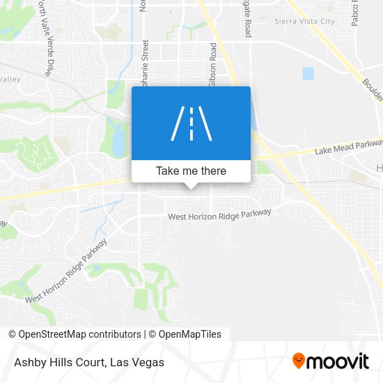 Mapa de Ashby Hills Court