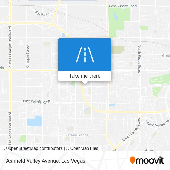 Ashfield Valley Avenue map