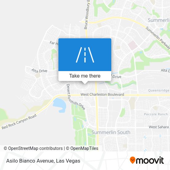 Asilo Bianco Avenue map