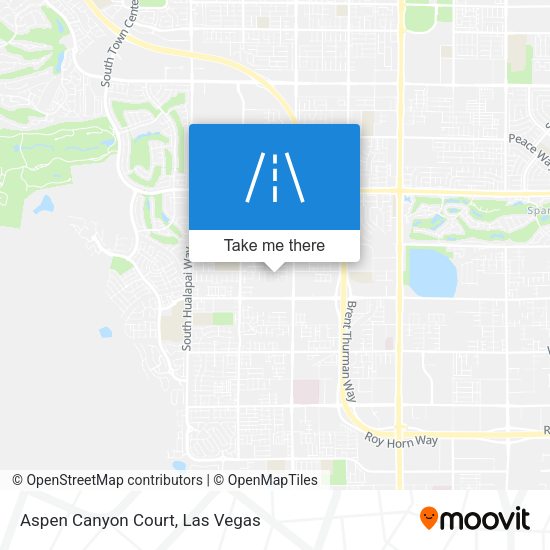 Aspen Canyon Court map