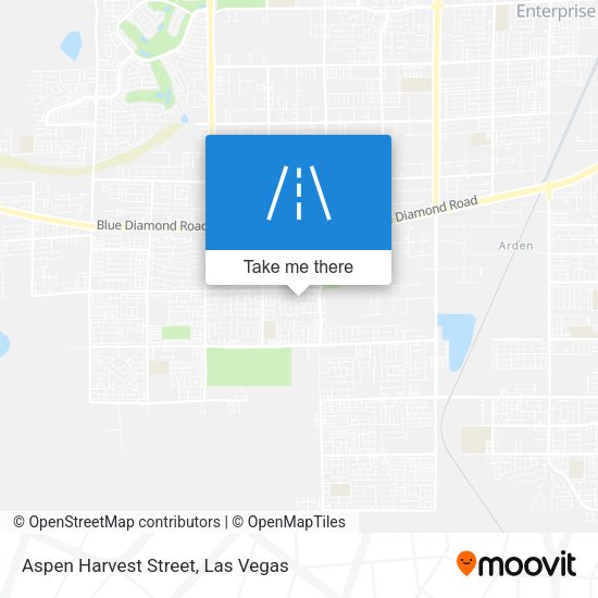 Mapa de Aspen Harvest Street