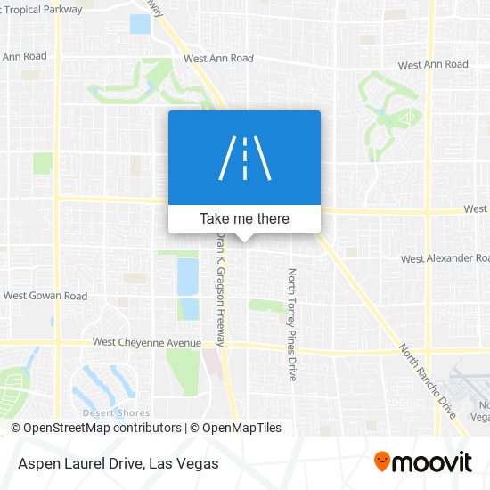 Aspen Laurel Drive map