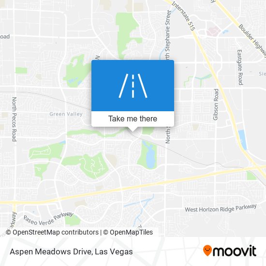 Mapa de Aspen Meadows Drive