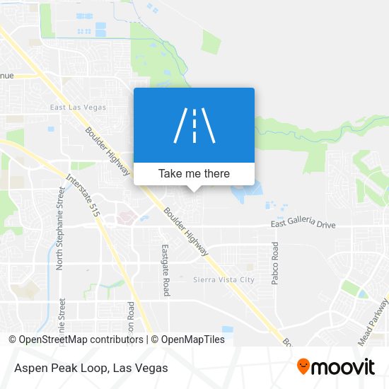 Mapa de Aspen Peak Loop