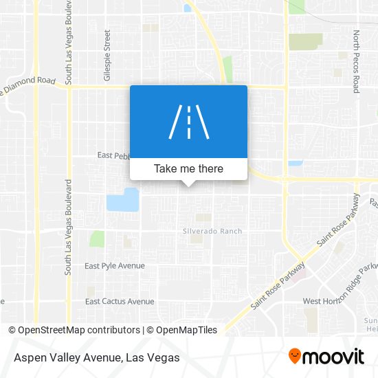 Aspen Valley Avenue map