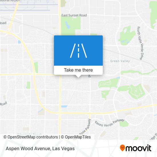 Aspen Wood Avenue map