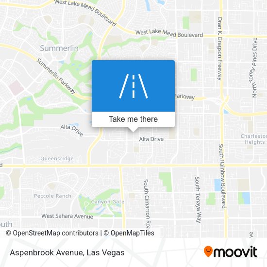 Aspenbrook Avenue map