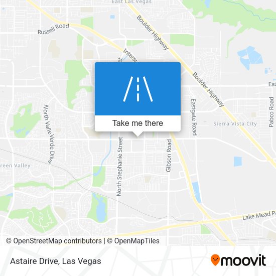 Mapa de Astaire Drive