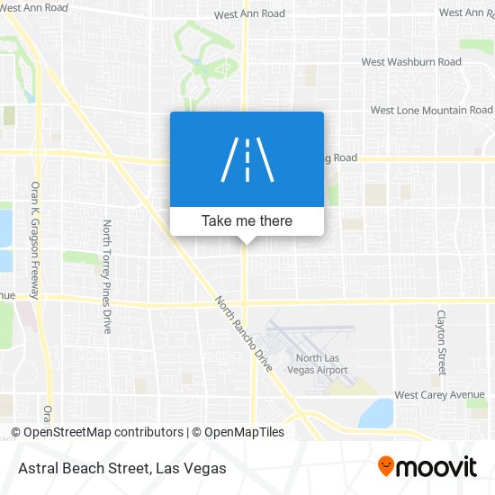 Astral Beach Street map