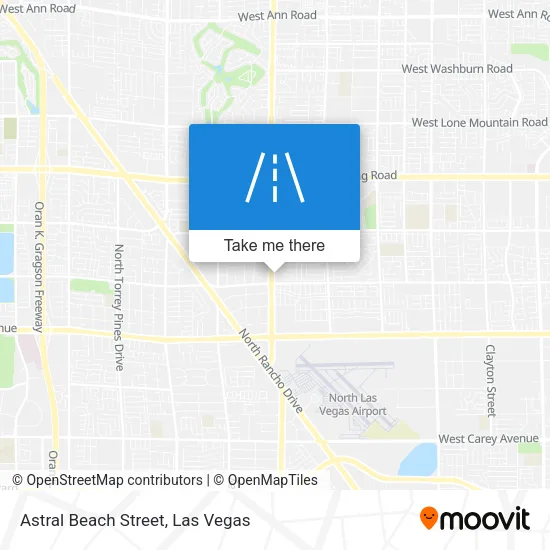 Astral Beach Street map