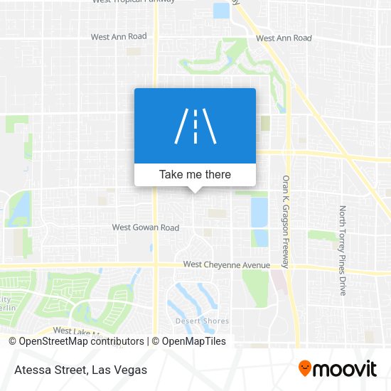Mapa de Atessa Street