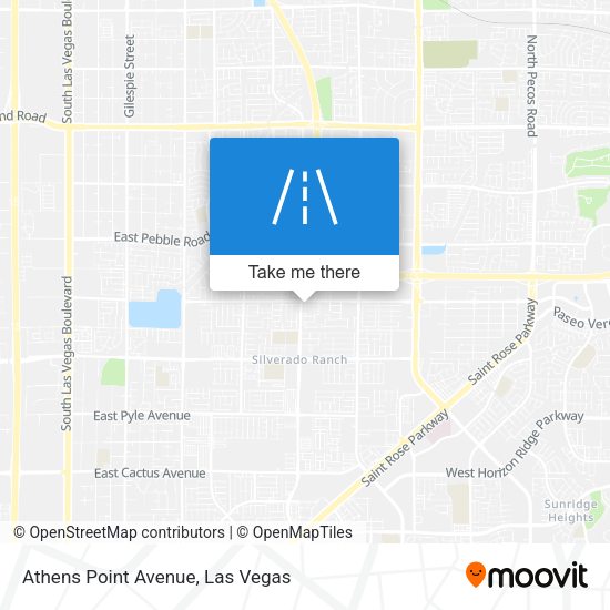 Athens Point Avenue map