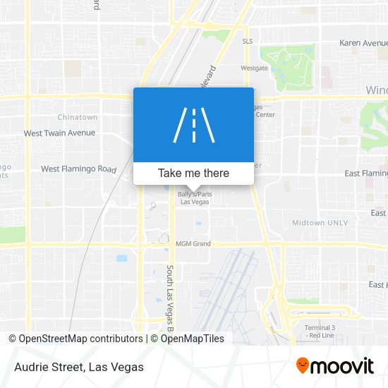 Mapa de Audrie Street