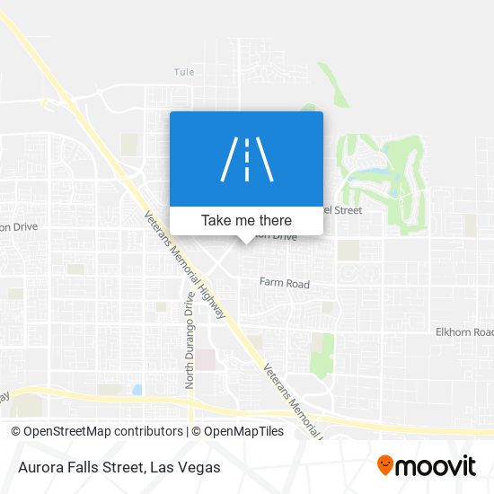 Aurora Falls Street map