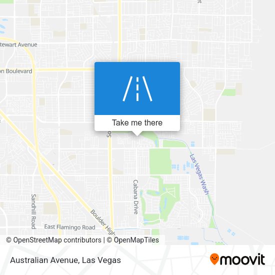 Mapa de Australian Avenue