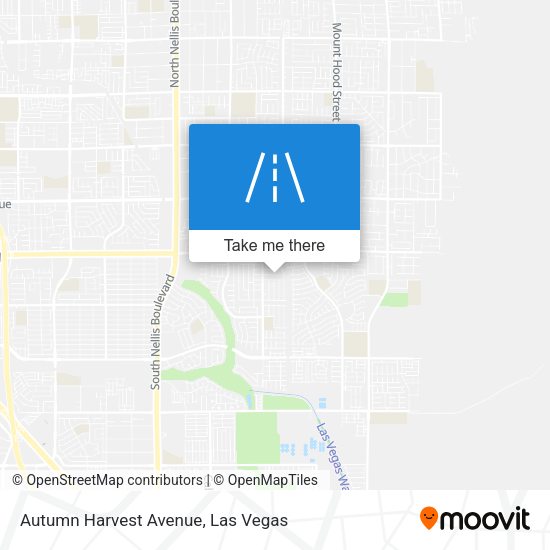 Autumn Harvest Avenue map