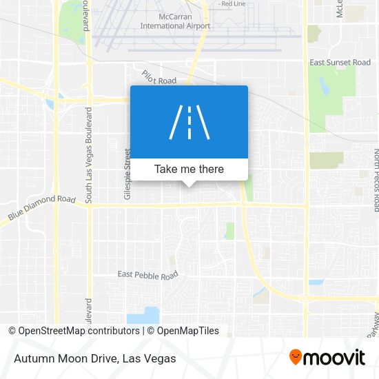Autumn Moon Drive map
