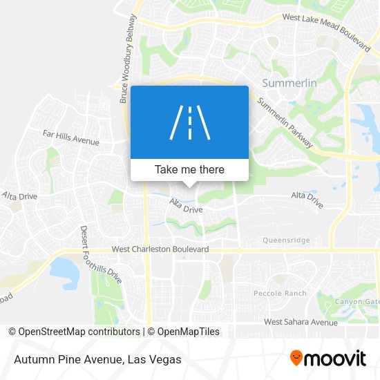 Autumn Pine Avenue map
