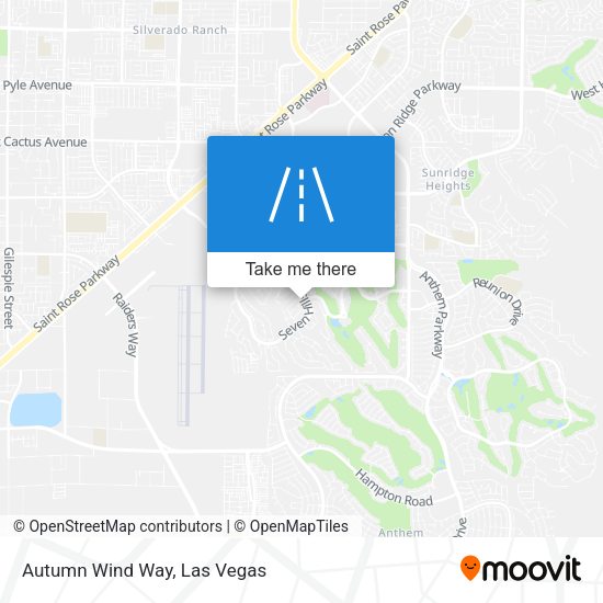 Autumn Wind Way map