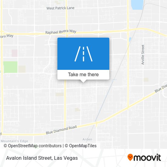 Mapa de Avalon Island Street