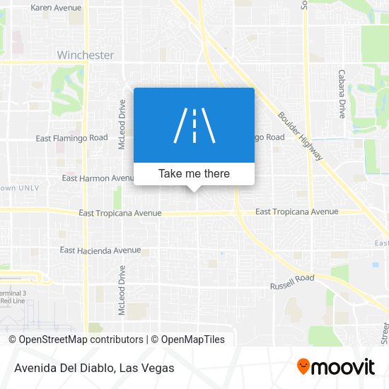 Mapa de Avenida Del Diablo