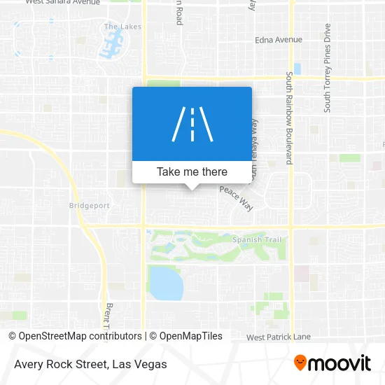 Avery Rock Street map