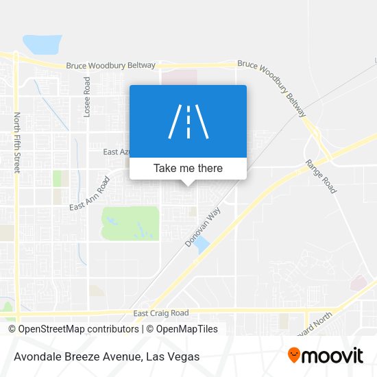 Avondale Breeze Avenue map