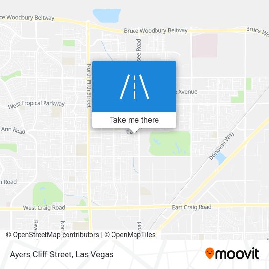 Ayers Cliff Street map