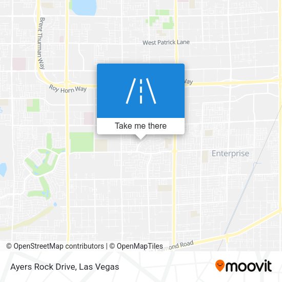 Ayers Rock Drive map