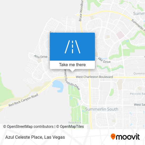 Azul Celeste Place map