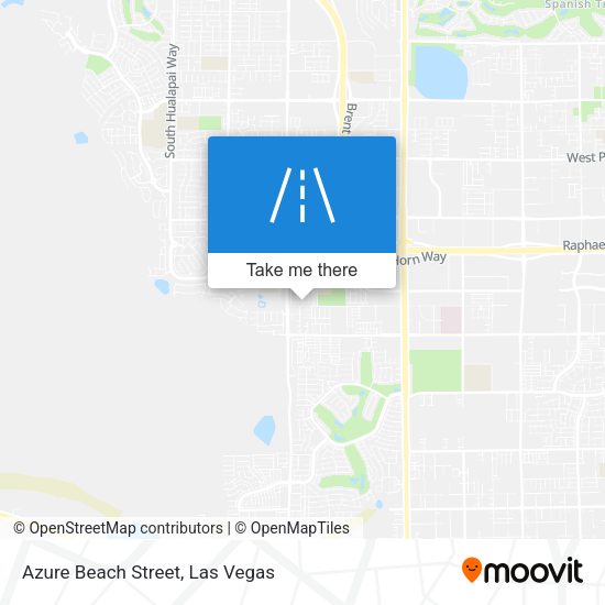 Azure Beach Street map