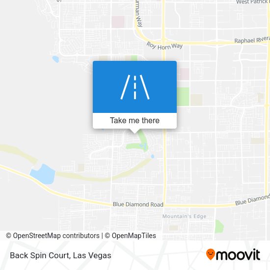 Back Spin Court map