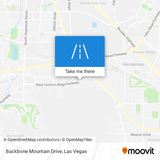 Backbone Mountain Drive map