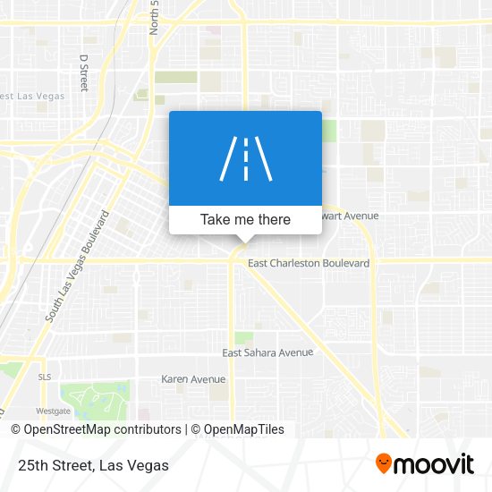 Mapa de 25th Street