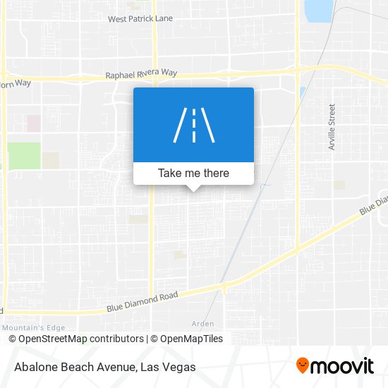 Abalone Beach Avenue map