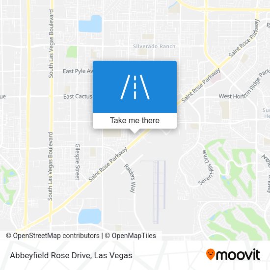 Abbeyfield Rose Drive map