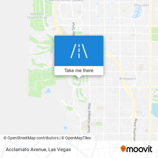 Acclamato Avenue map