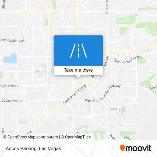 Accès Parking map
