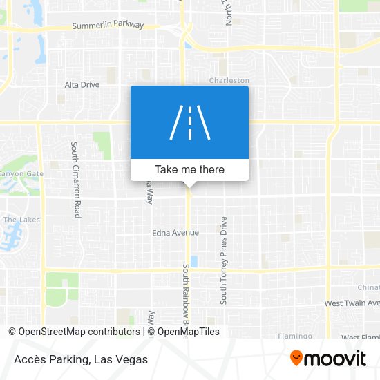Accès Parking map